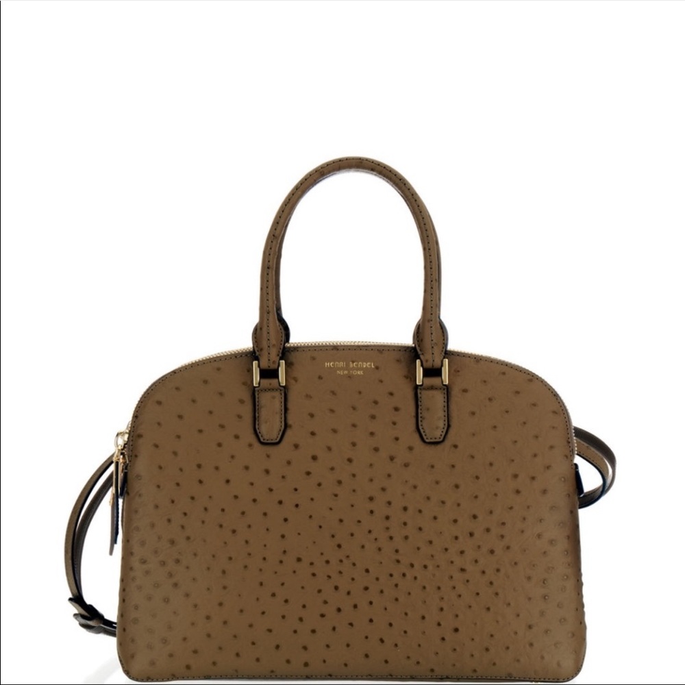 Henri Bendel Dalton Dome bag in ostrich